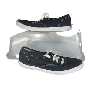 Keds Black Canvas Lace Up Low Top‎ Sneakers Shoes Womens US 6 UK 3.5 EUR 36